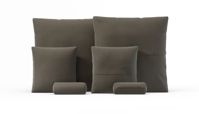 vetsak Pillow Set 3 set cuscini breeze marrone