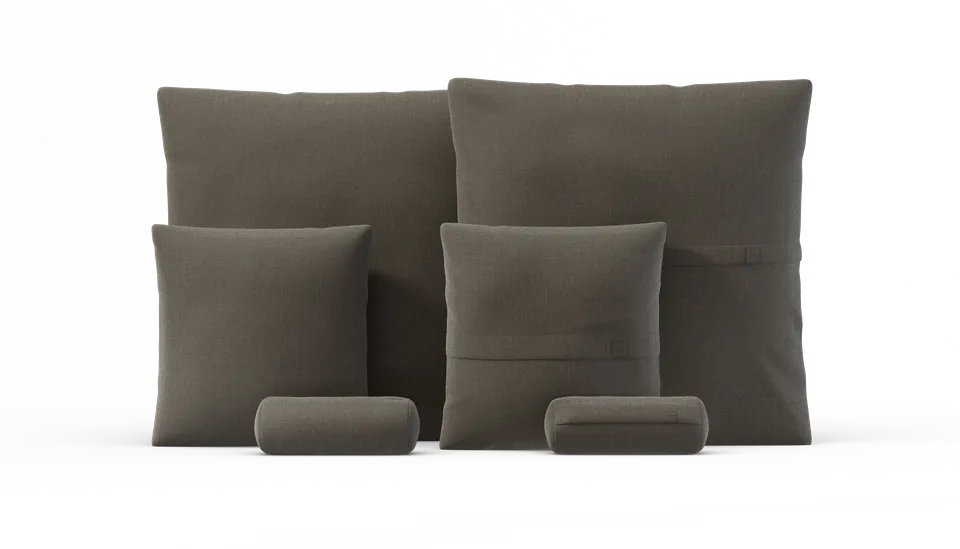vetsak Pillow Set 3 set cuscini breeze marrone