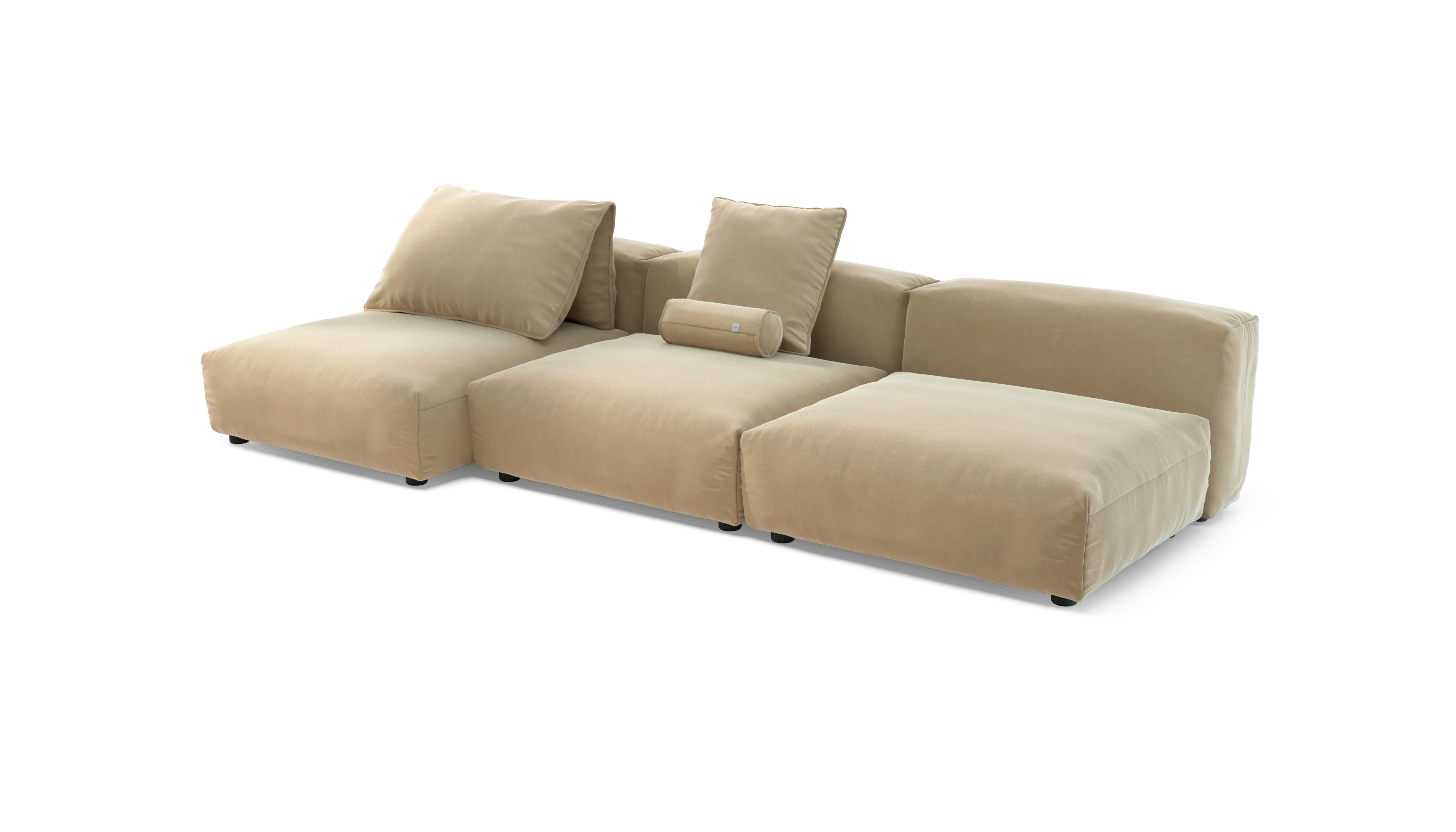 vetsak Sofa Set 04 divano modulare 5 posti Suave crema