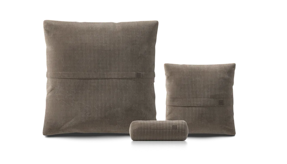 vetsak Pillow Set 2 set 2 cuscini velluto mocca