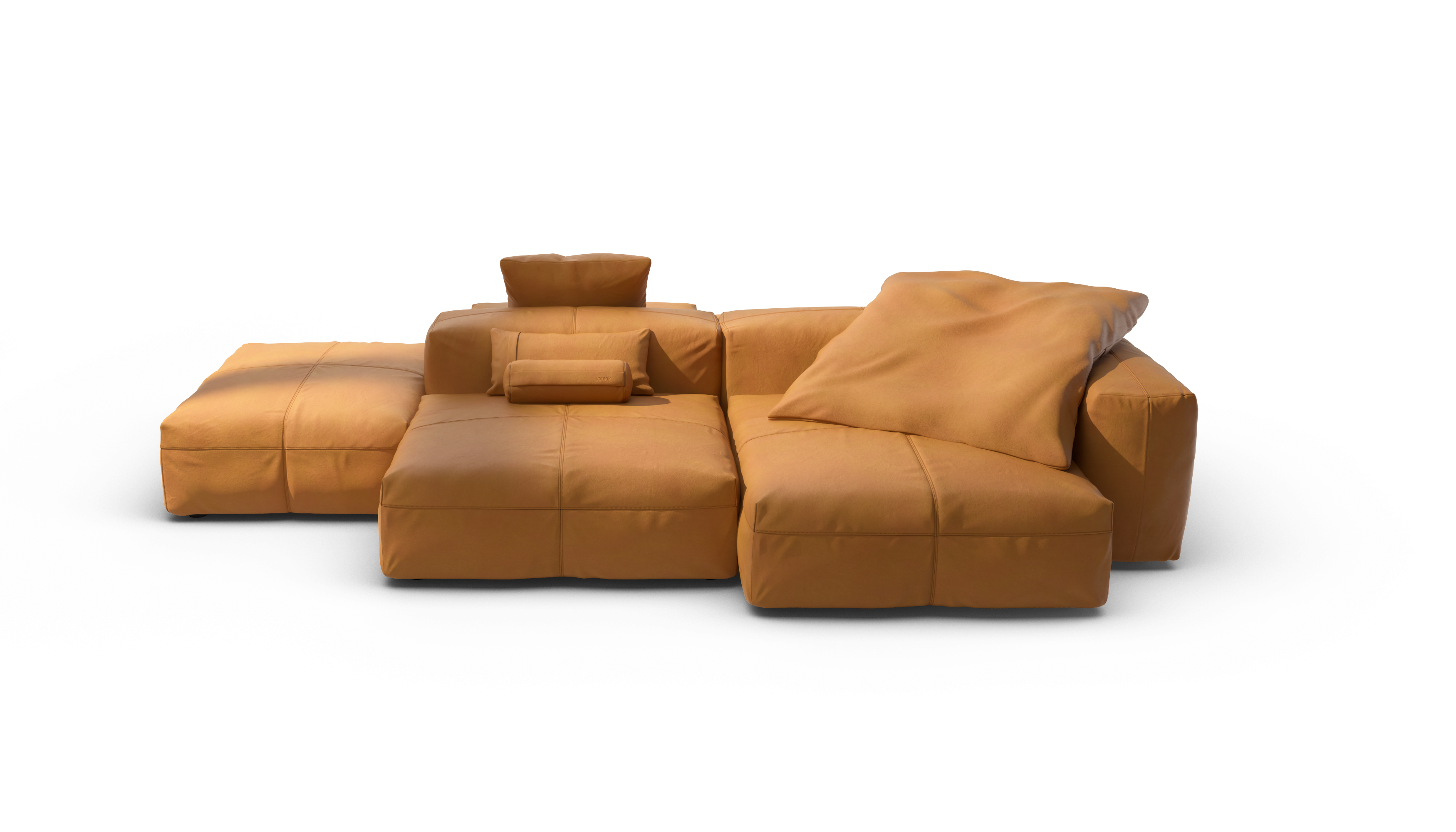 vetsak Sofa Set 09 The Island divano modulare Leather Brown