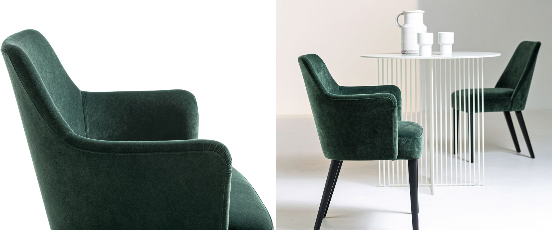 La Cividina Velour Easy poltroncina in velluto