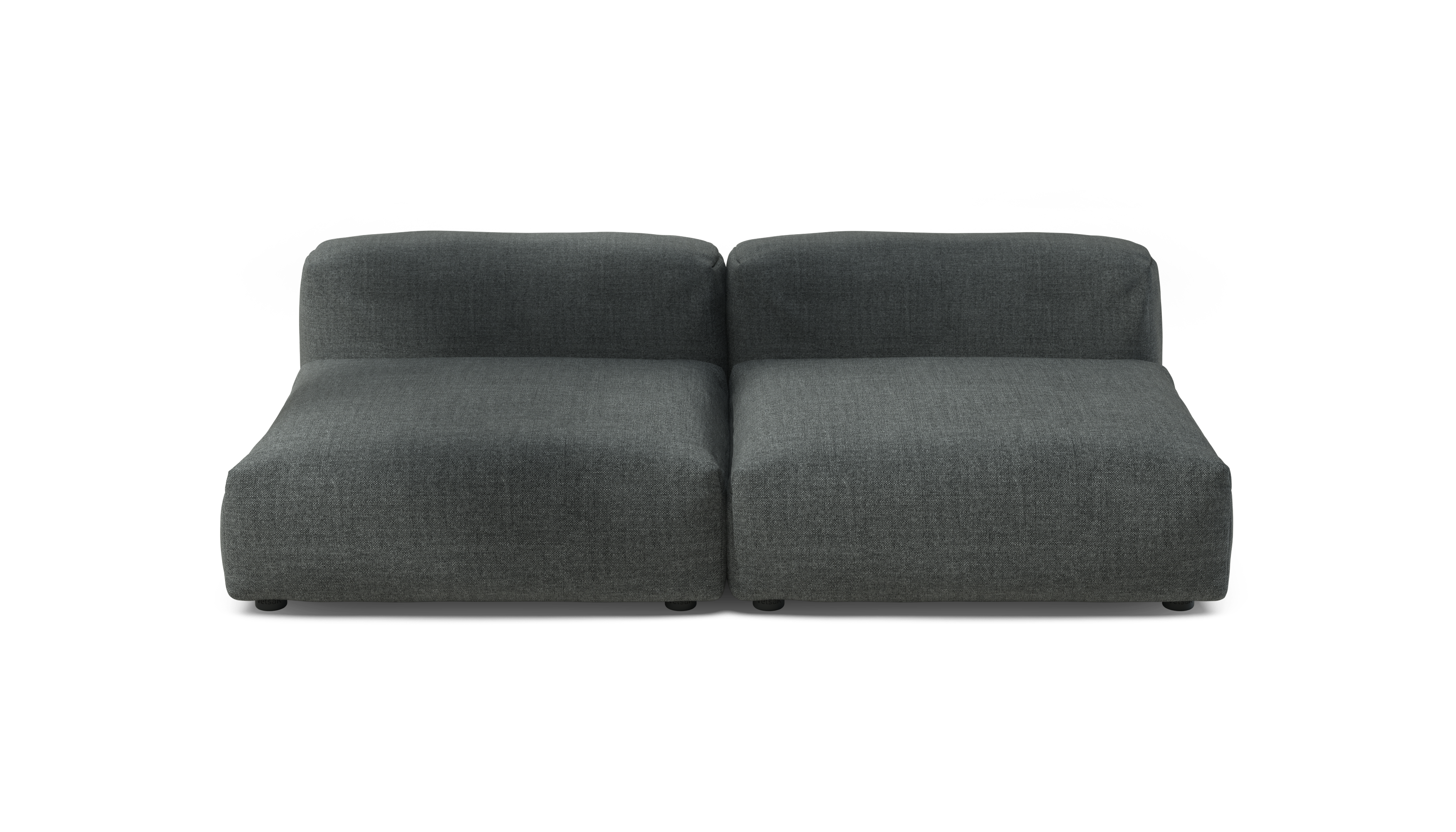 vetsak Sofa Set 01 L divano grigio scuro da esterno