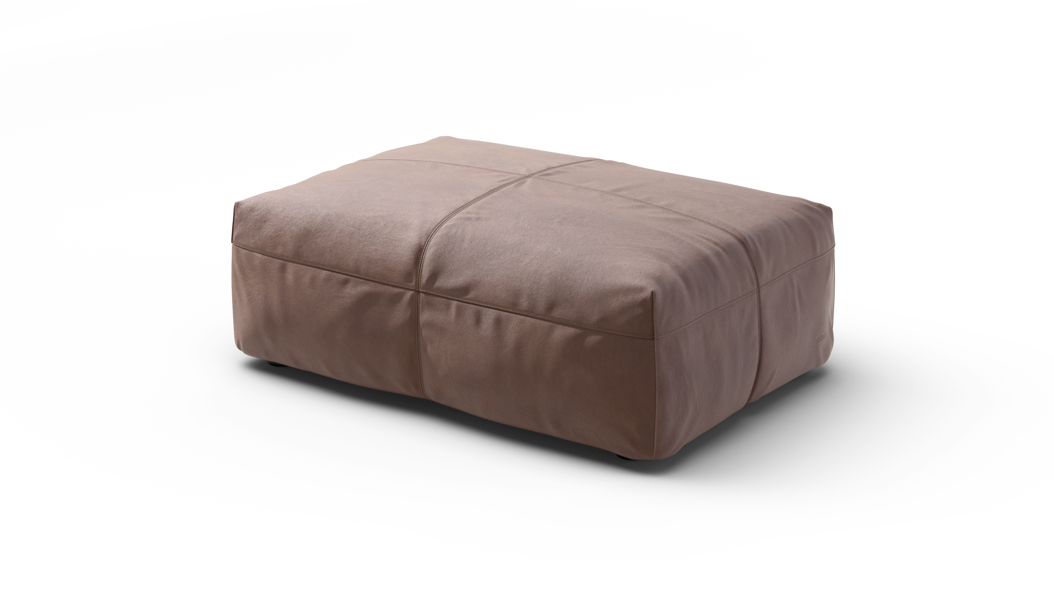 vetsak Sofa Seat Small modulo divano pelle Stone 105x63