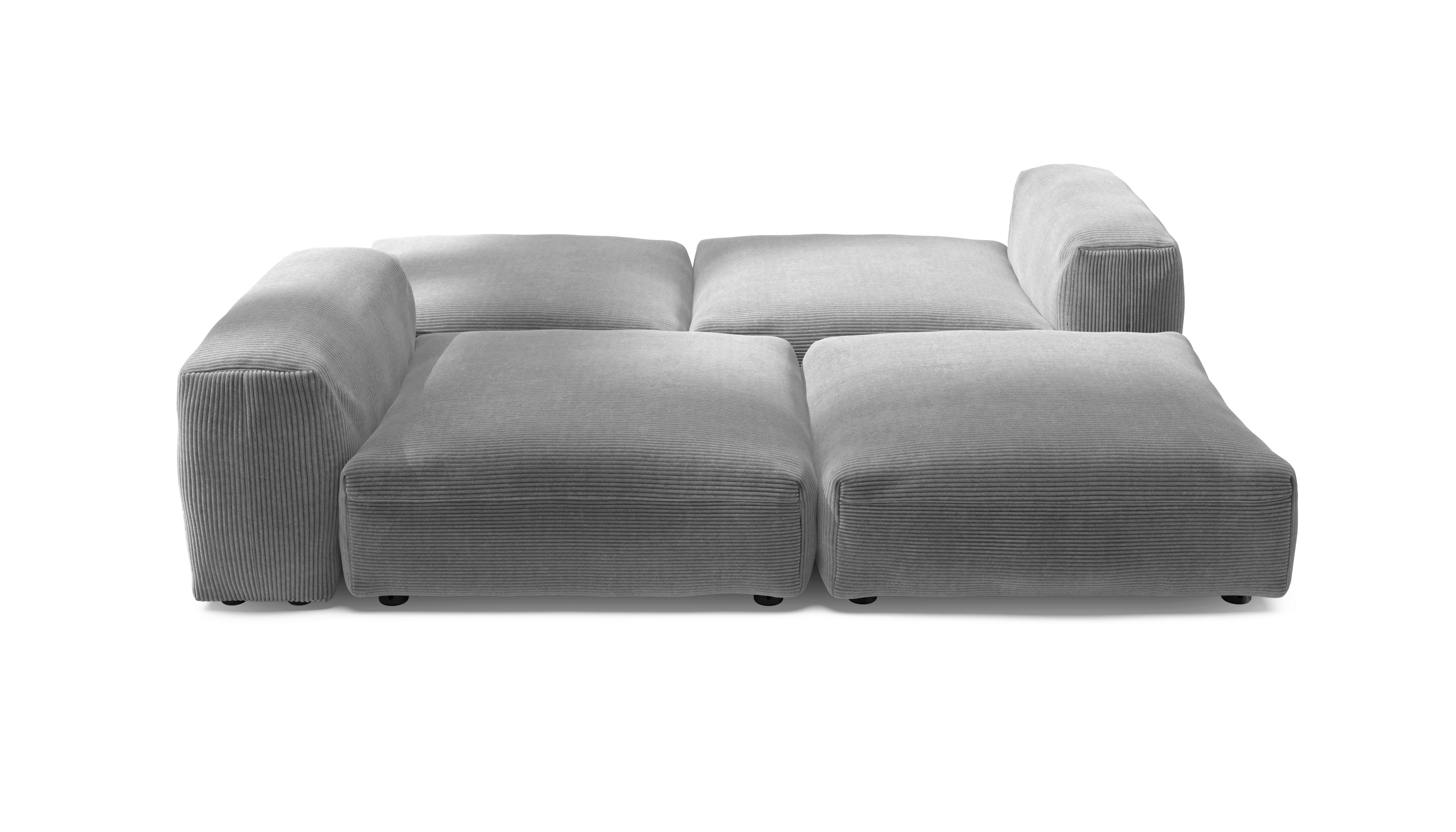 vetsak Sofa Set 08 Daybed divano modulare grigio chiaro 210x241