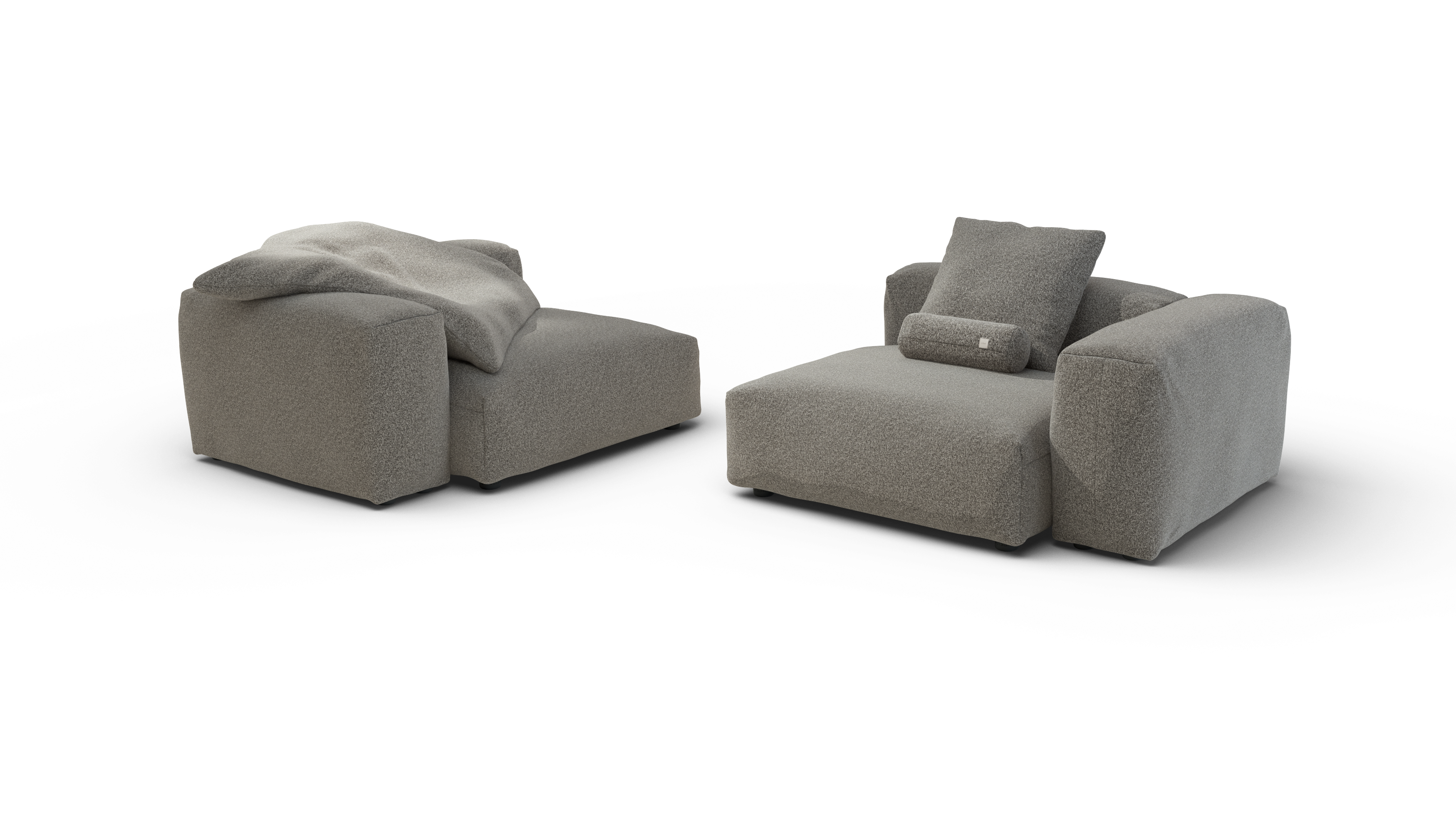 vetsak Sofa Set 02 Large divano modulare platinum 272x115