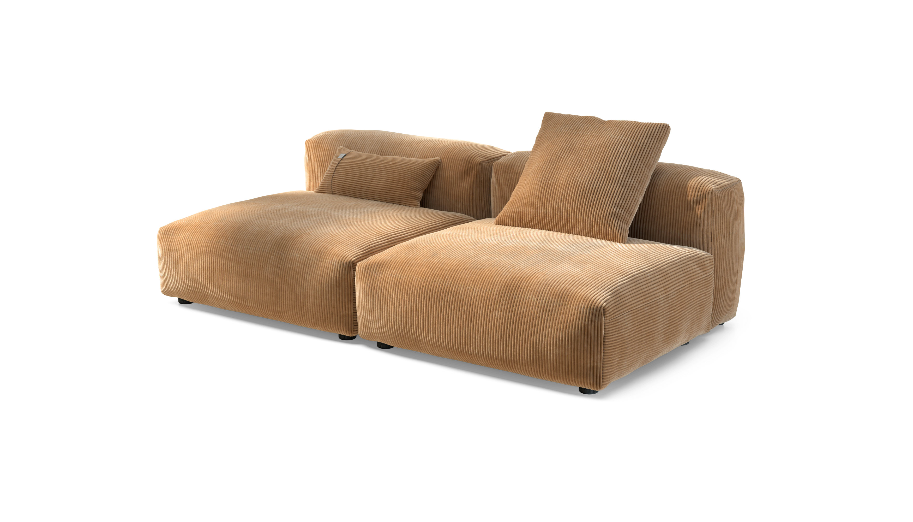 vetsak Sofa Set 01 Large divano cammello cord velour