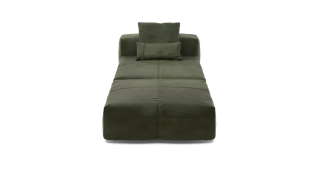 vetsak Sofa Set 07 chaise longue pelle oliva