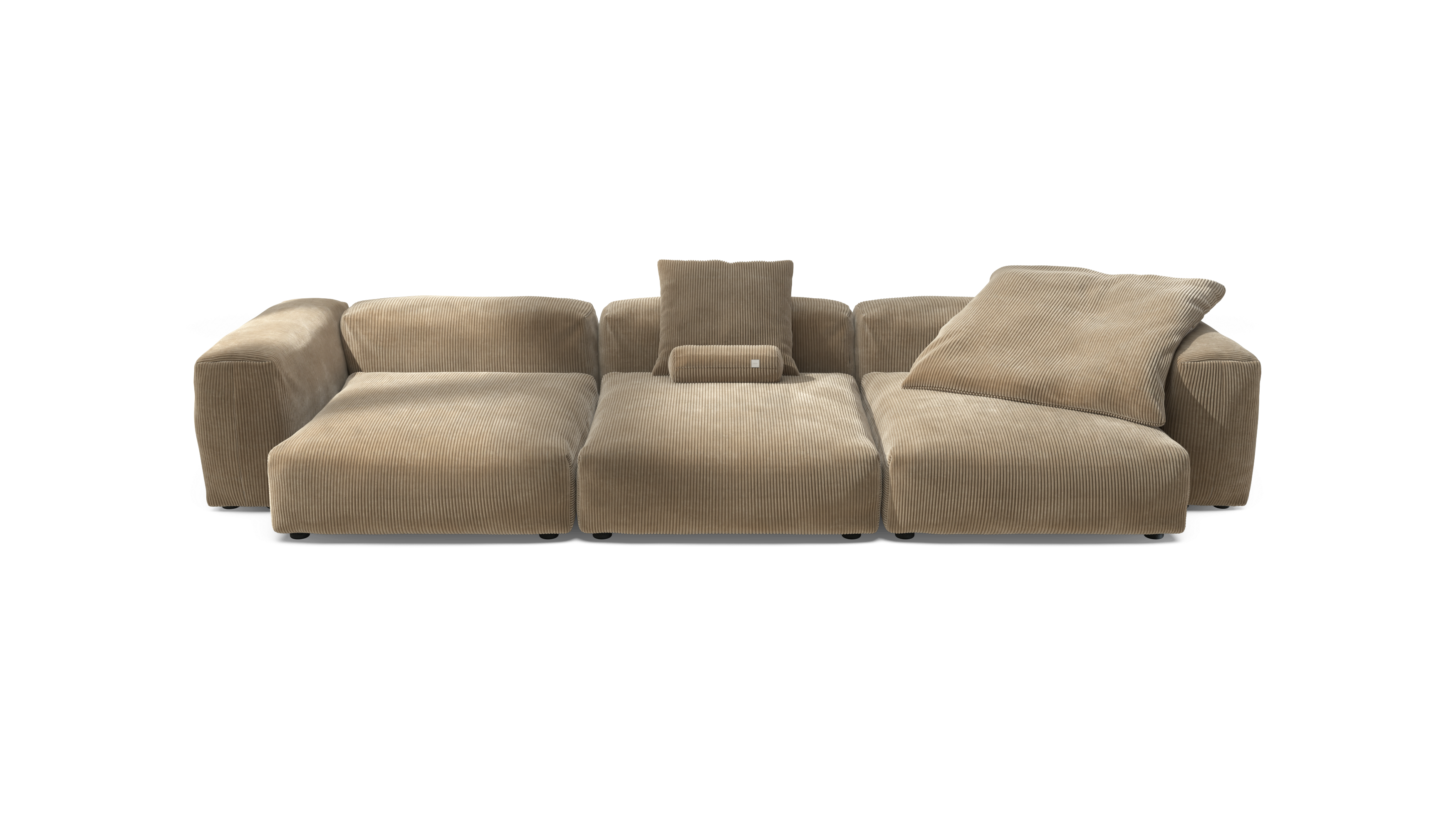 vetsak Sofa Set 05 divano modulare 5 posti sabbia seduta profonda