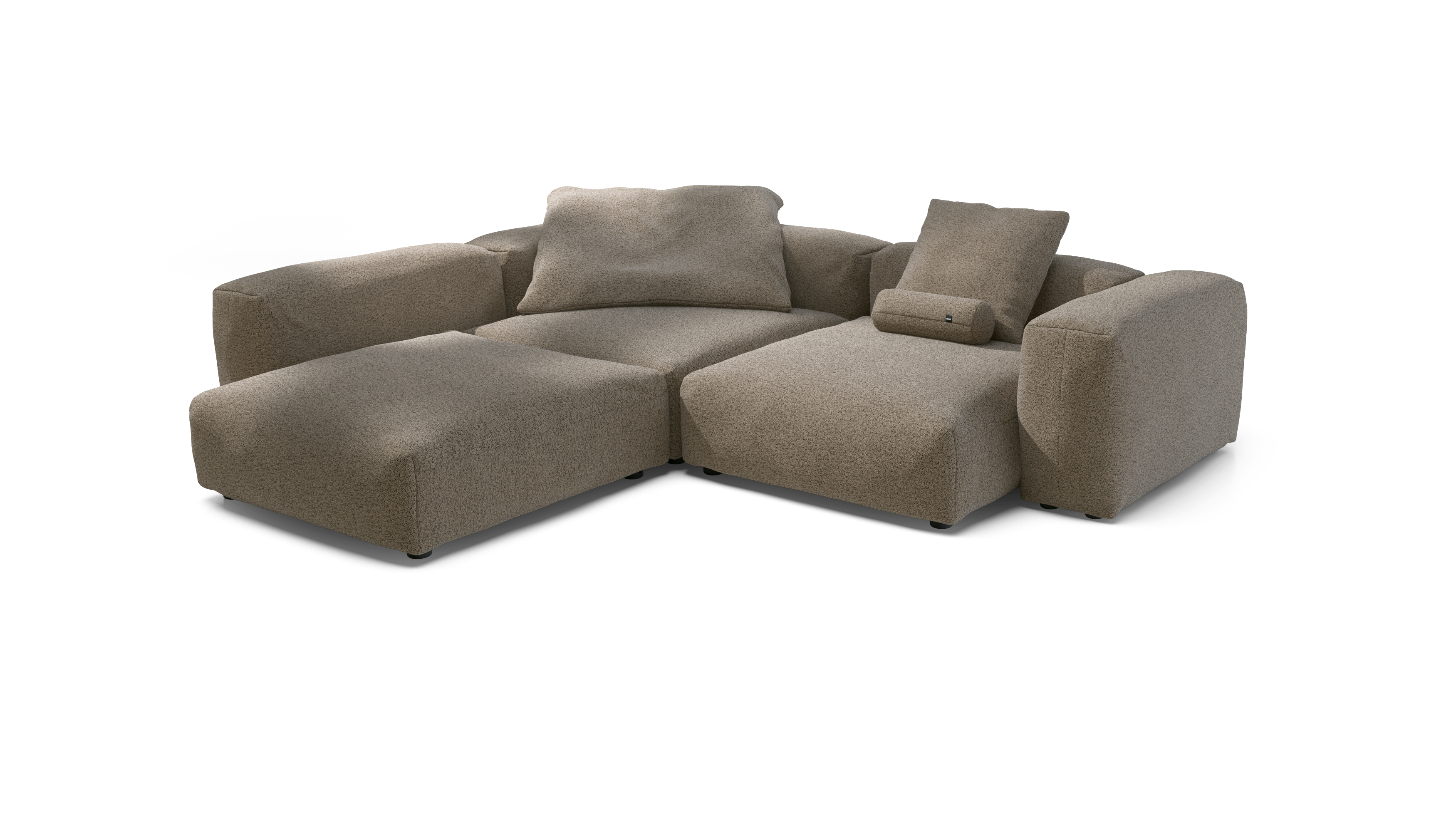 vetsak Sofa Set 05 Loop Loop divano tortora 5 posti