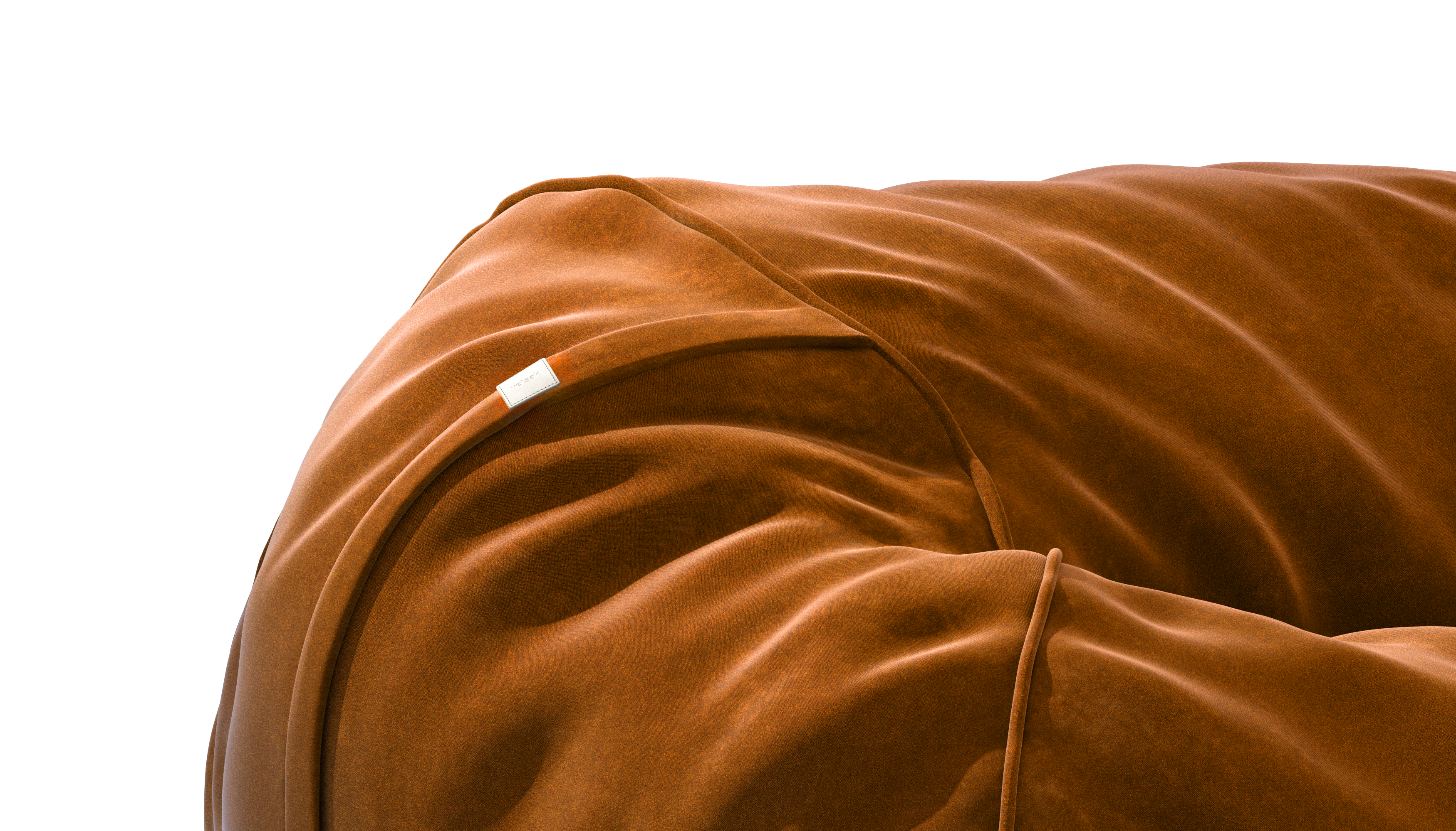 vetsak Cover Beanbag M fodera miele in tessuto suave