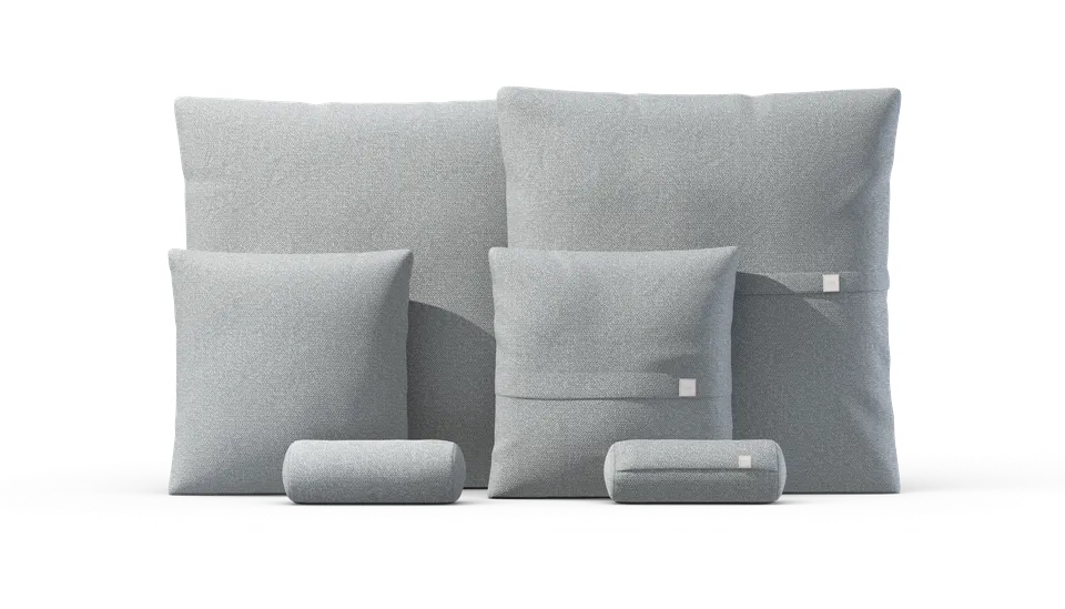 vetsak Pillow Set 3 cuscini limestone 6 pezzi outdoor