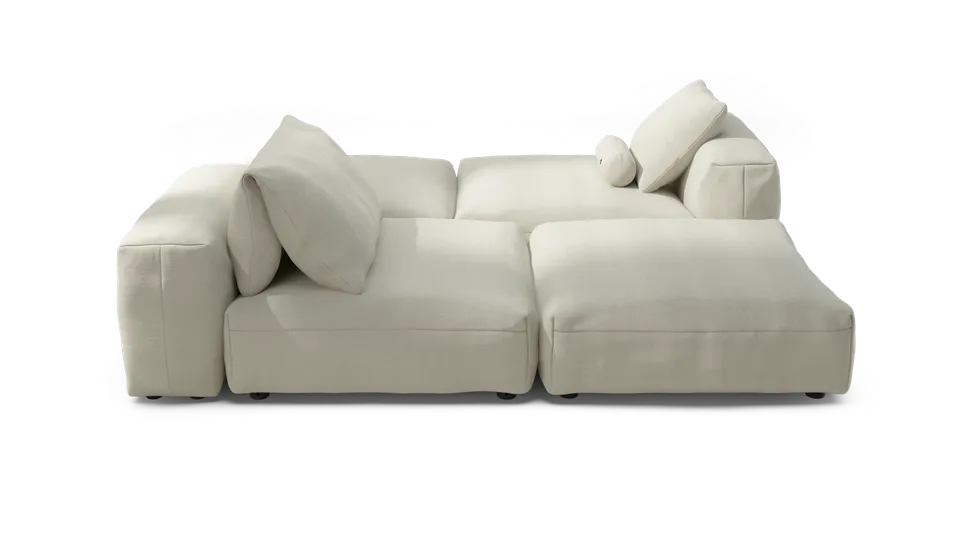 vetsak Sofa Set 08 Daybed divano esterno creme 210x241