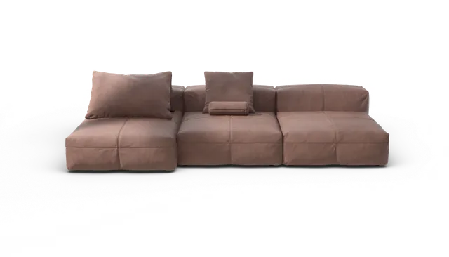 vetsak Sofa Set 04 divano pelle stone 315x136