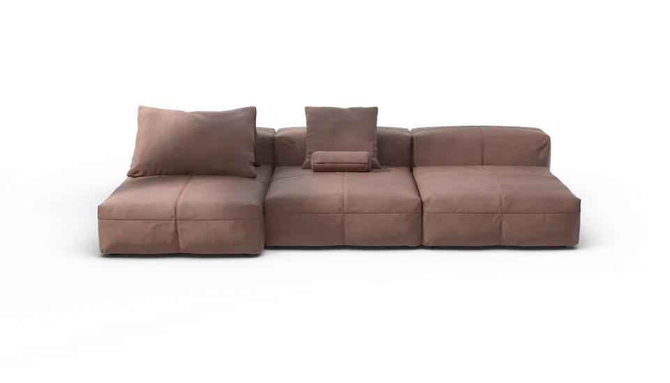 vetsak Sofa Set 04 divano pelle stone 315x136