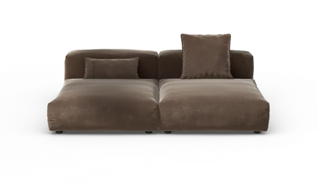vetsak Sofa Set 01 Large divano modulare 4 posti Suave Espresso