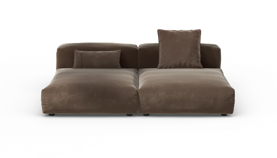 vetsak Sofa Set 01 Large divano modulare 4 posti Suave Espresso
