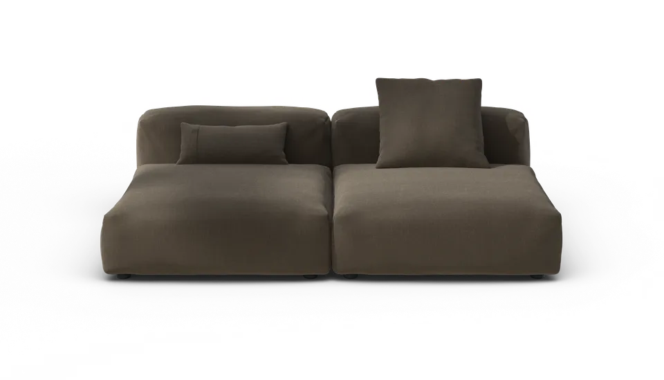 vetsak Sofa Set 01 Large divano modulare marrone 210x115