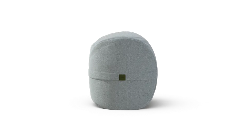 vetsak Footsak pouf turchese piqué da esterno