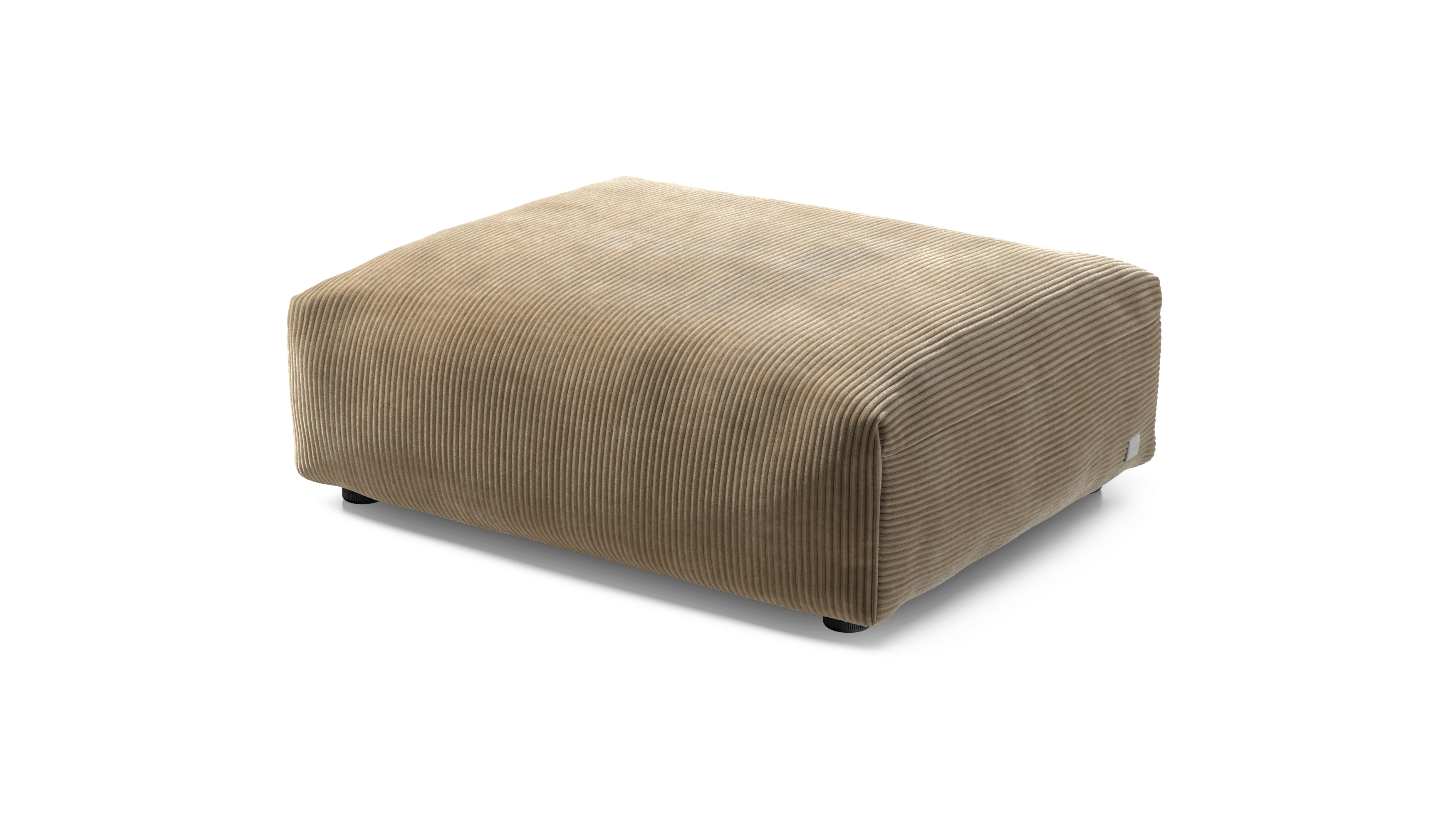 vetsak Sofa Seat Large modulo divano sabbia velluto 105x84