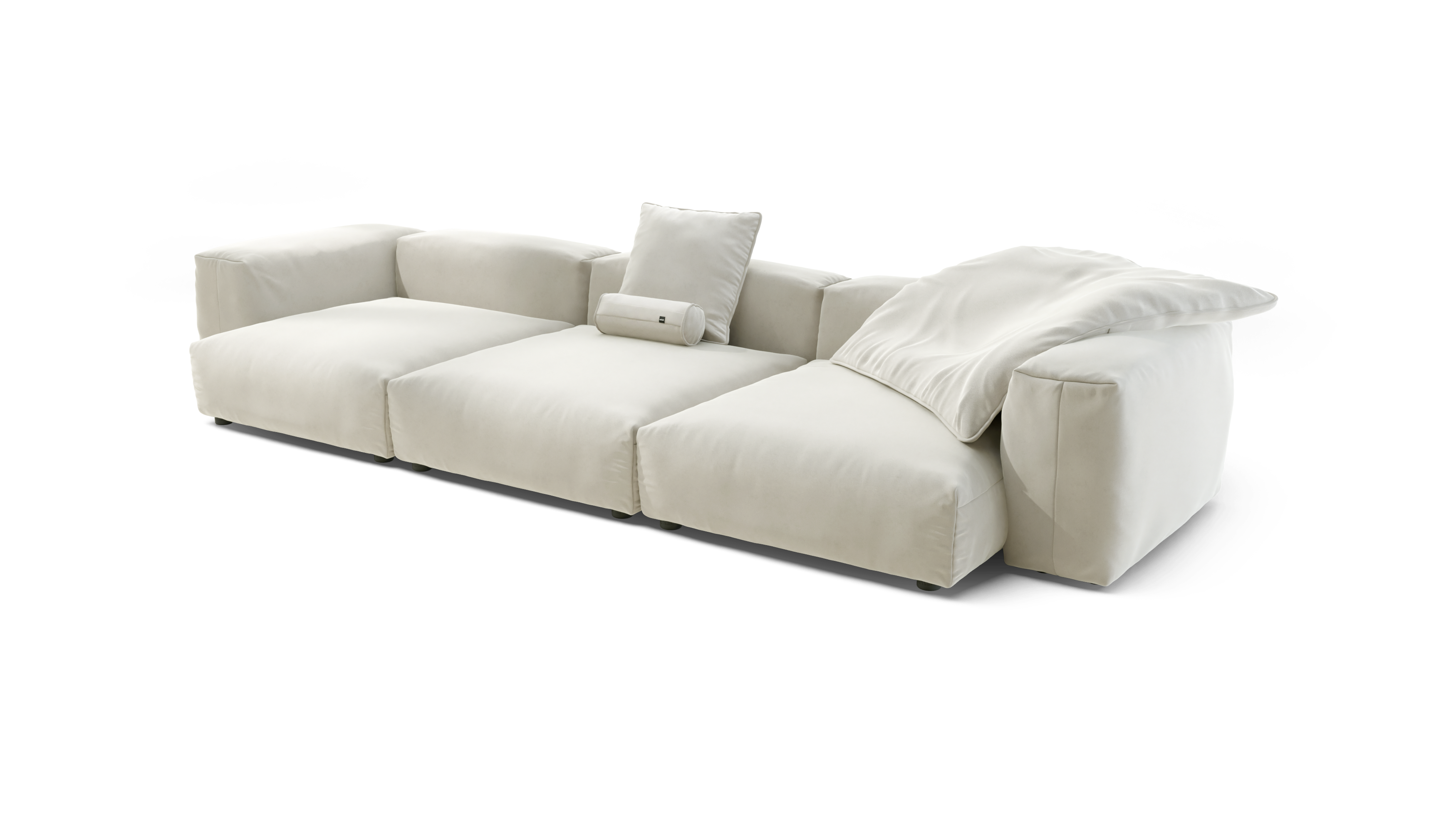 vetsak Sofa Set 05 divano angolare Suave Pearl 377x136