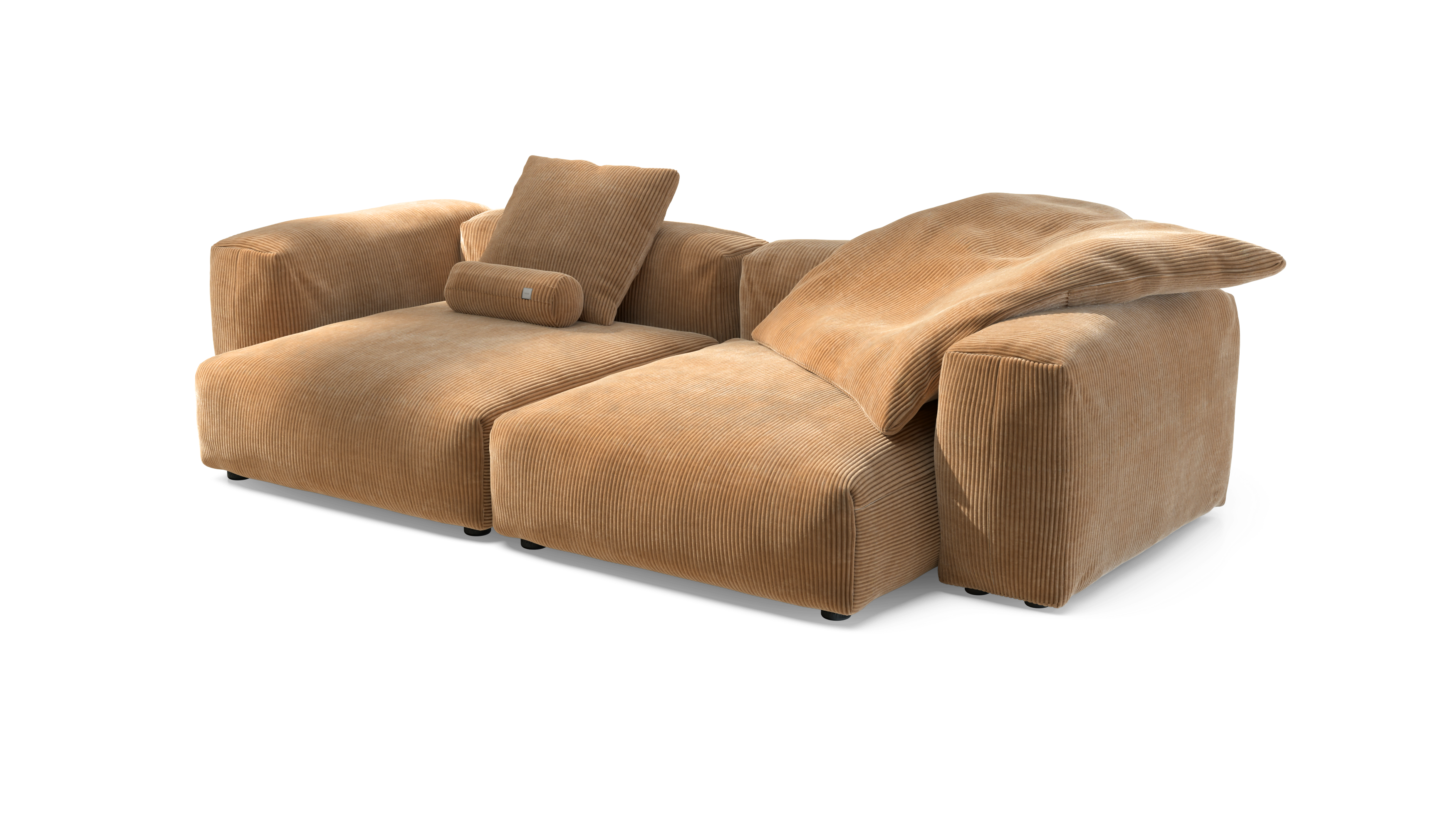 vetsak Sofa Set 02 XLarge divano modulare cammello 272x136