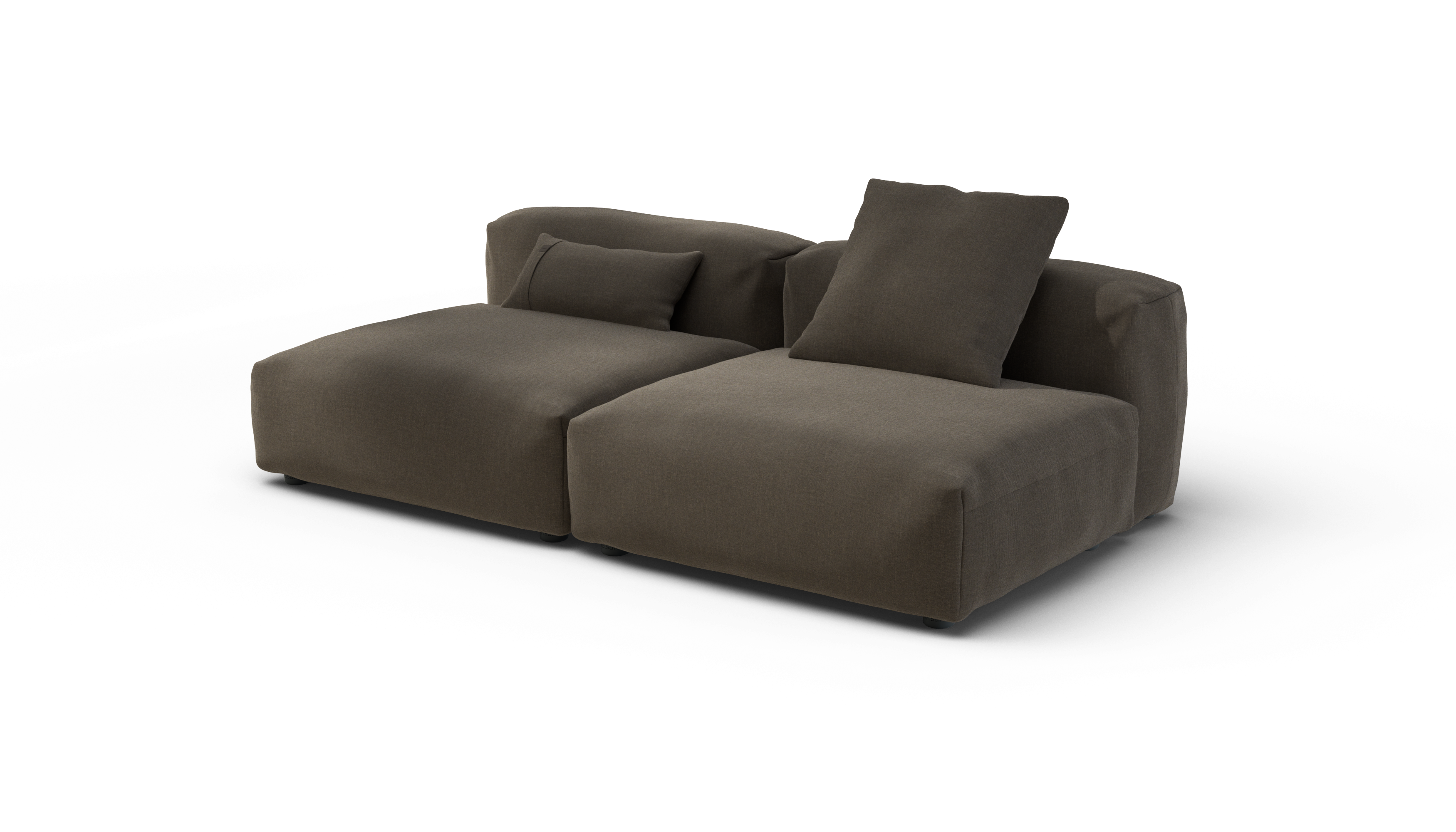 vetsak Sofa Set 01 Large divano modulare marrone 210x115
