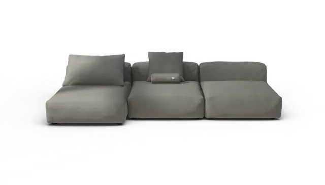 vetsak Set 04 divano modulare Flint Terrain 315x136 da esterno