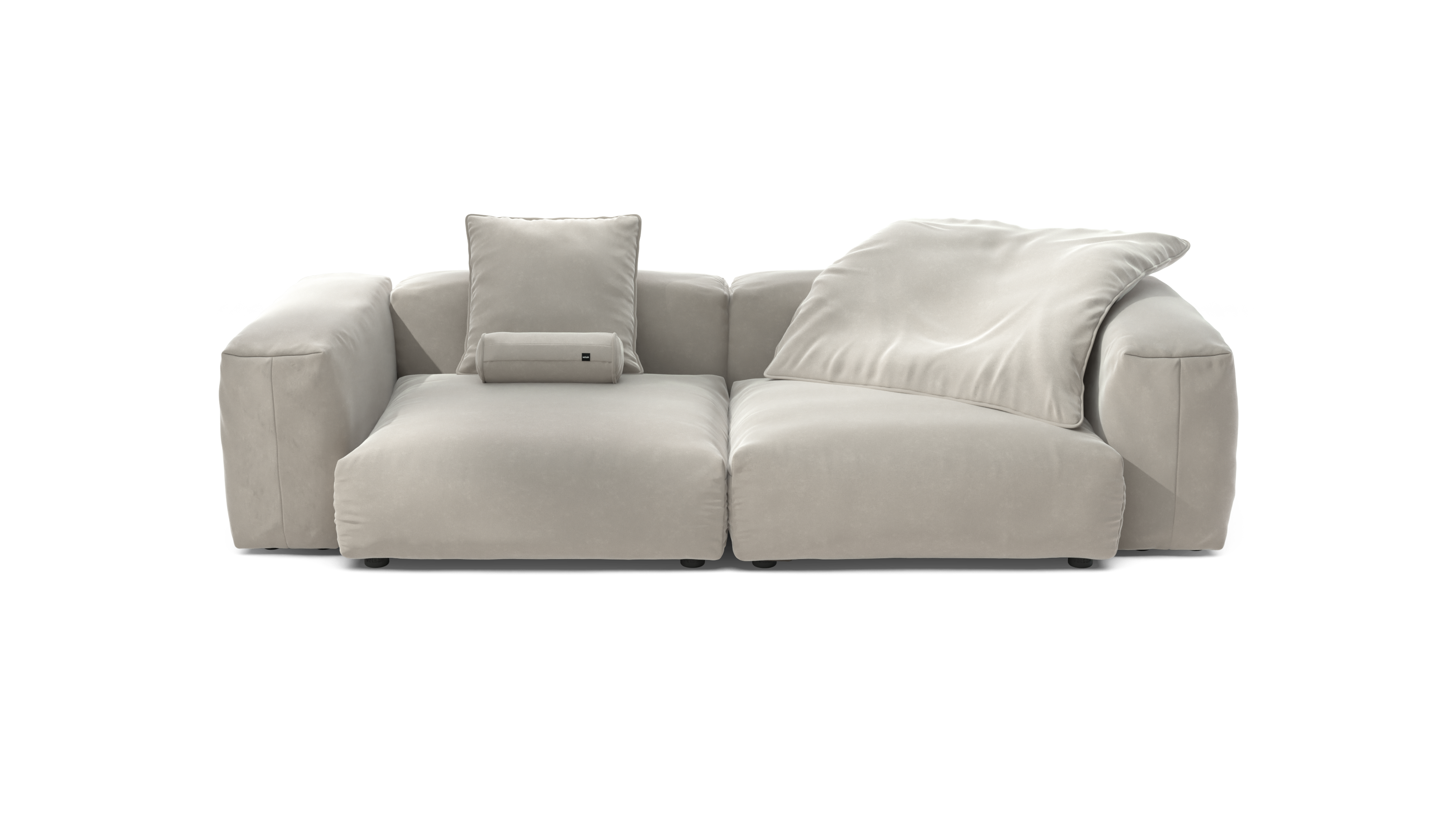 vetsak Sofa Set 02 Large divano modulare Suave Clay 272x115
