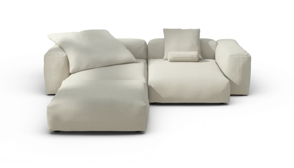 Vetsak Sofa Set 03 divano angolare 272x220 ecru