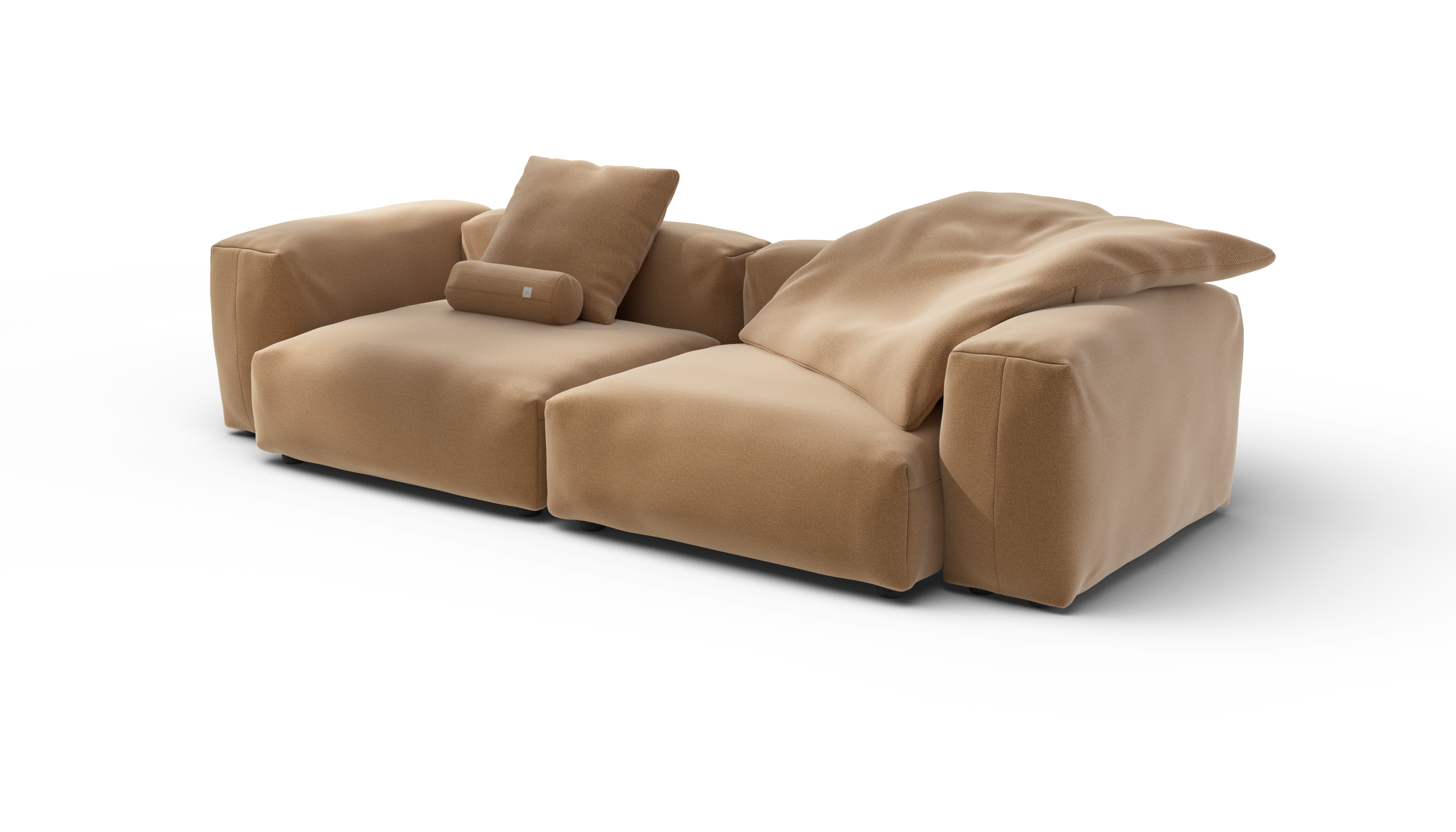 vetsak Sofa Set 02 Large divano modulare wheat 272x115 cm 3,5 posti