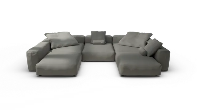 vetsak Sofa Set 06 Terrain divano 6,5 posti selce
