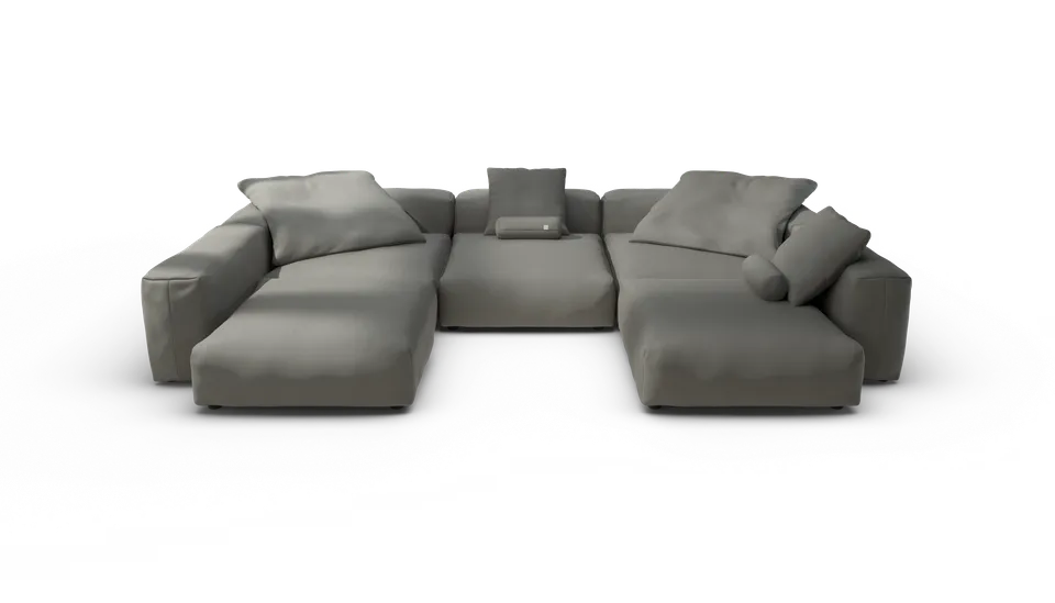 vetsak Sofa Set 06 Terrain divano 6,5 posti selce