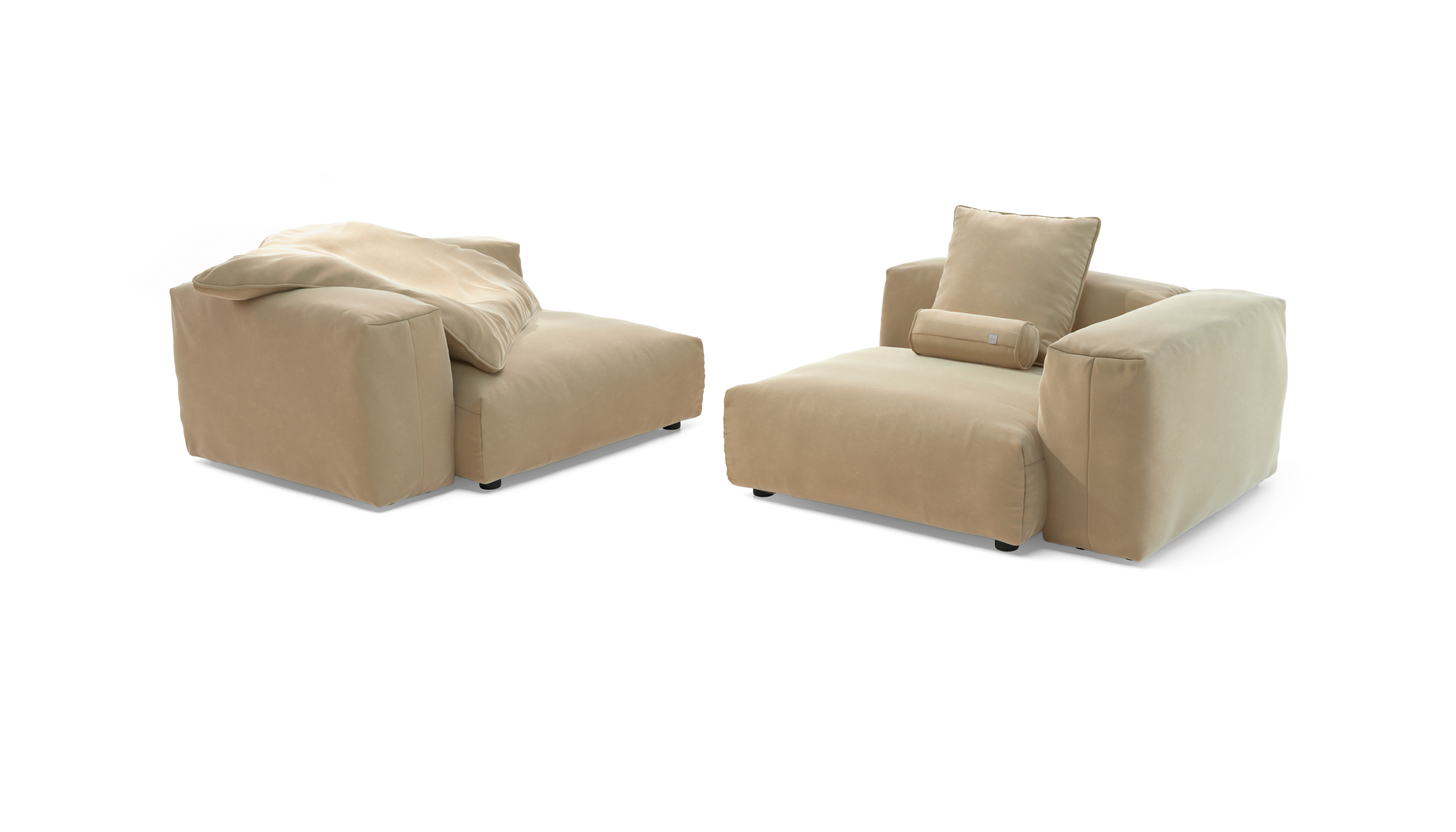 vetsak Sofa Set 02 Large divano crema 272x115