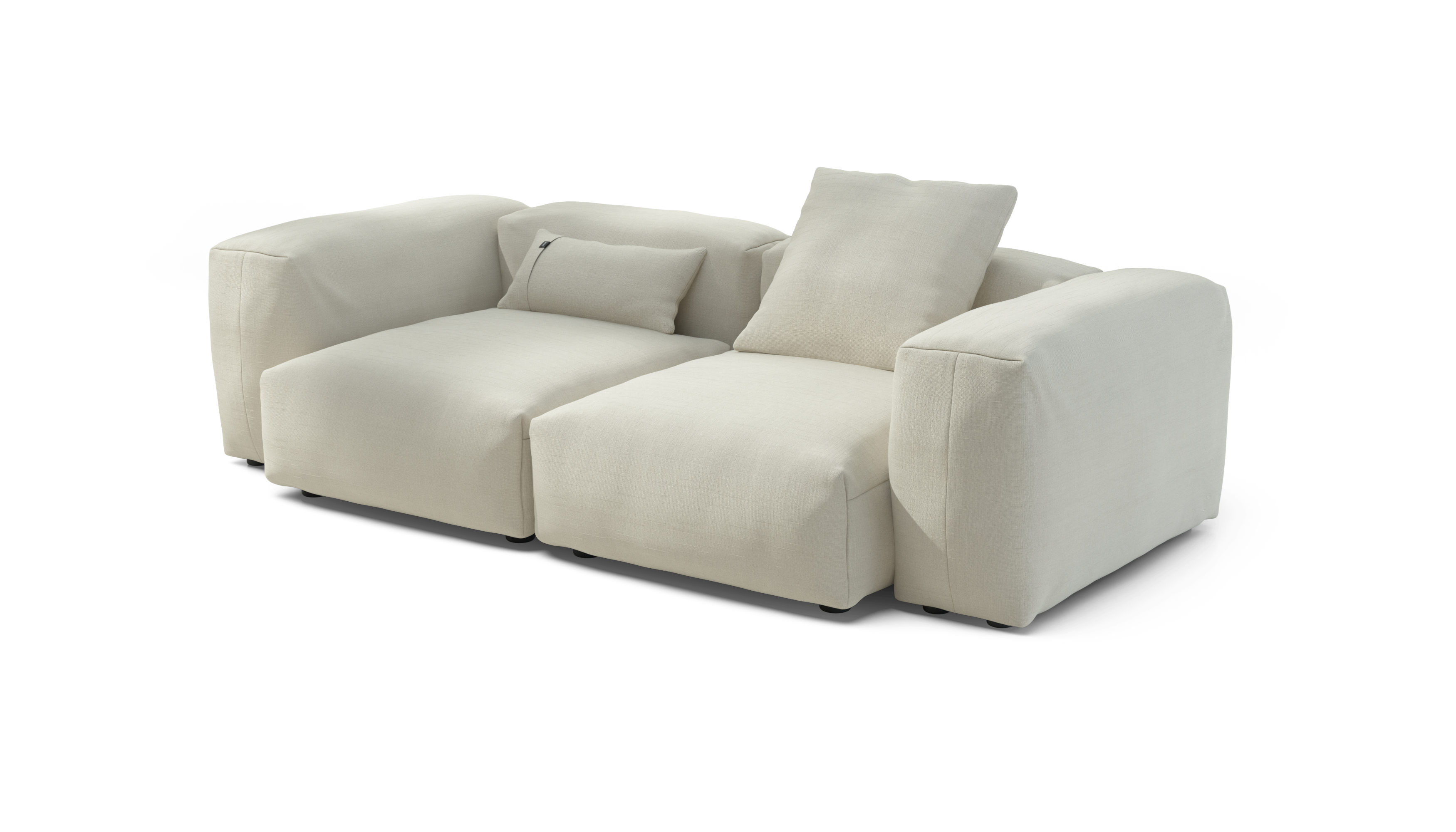 Vetsak Sofa Set 02 Medium divano grande Pique crema 230x115