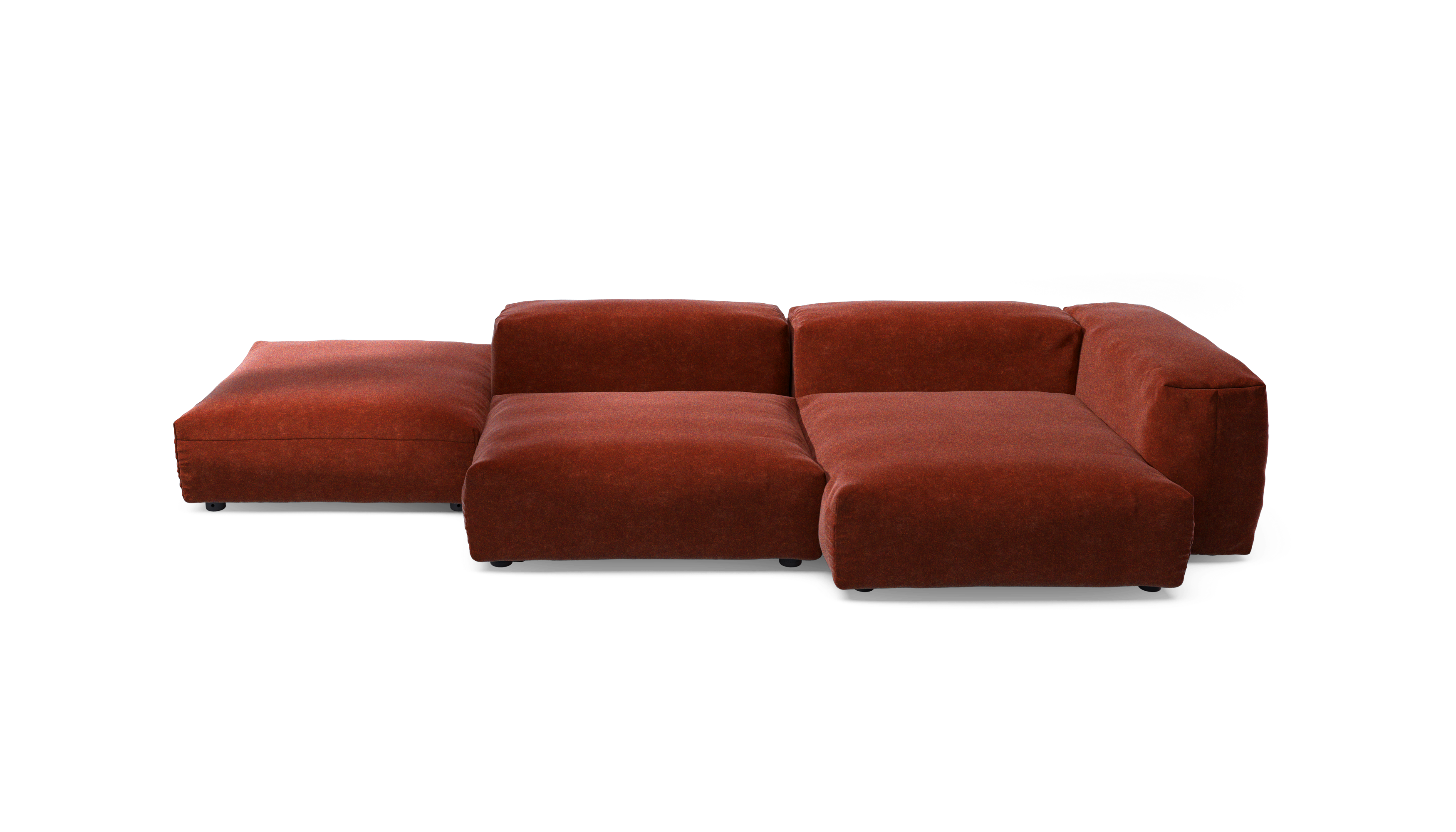 vetsak Sofa Set 09 The Island divano modulare suave zafferano