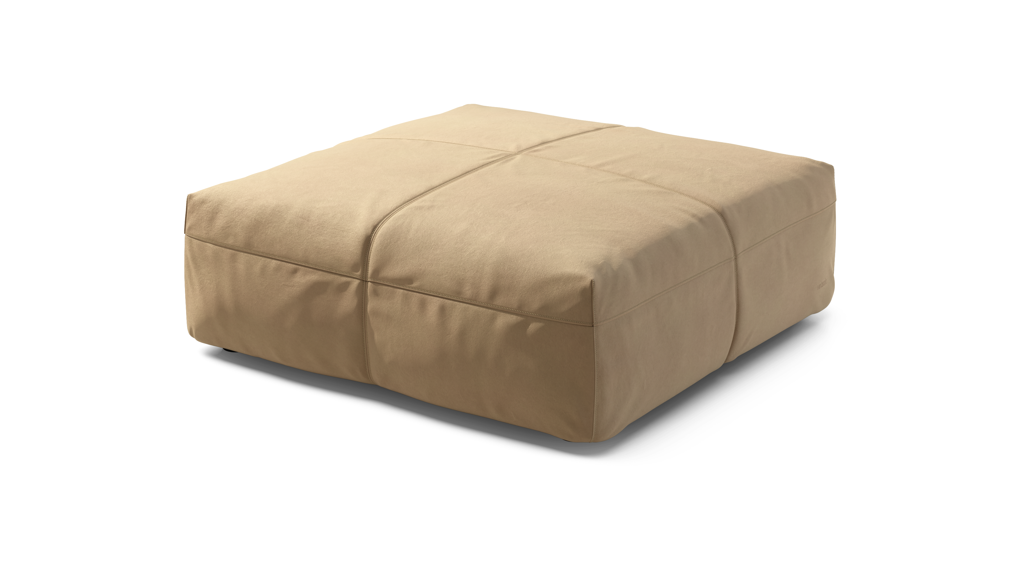 Vetsak Sofa Seat XLarge modulo divano pelle beige 105x105