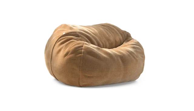 vetsak Beanbag Large poltrona sacco cammello Cord Velour