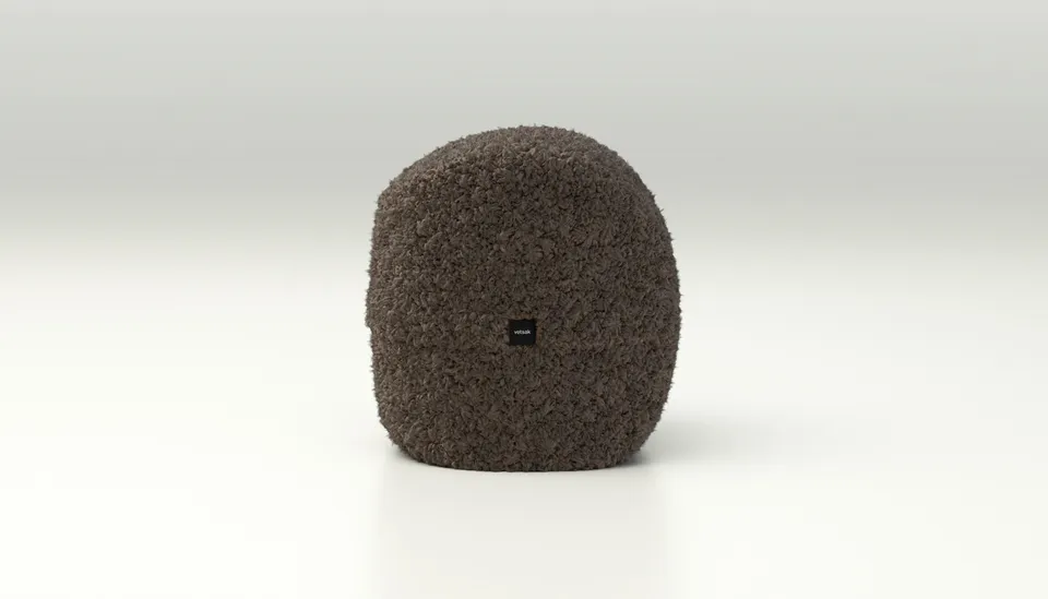 vetsak Footsak Doodle pouf cacao in tessuto doodle