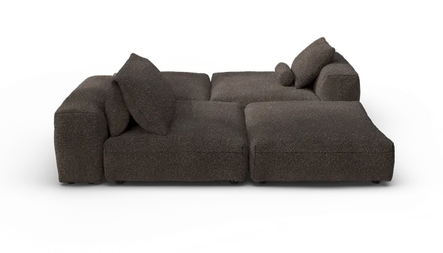 vetsak Sofa Set 08 Daybed divano modulare 6 posti nub noce