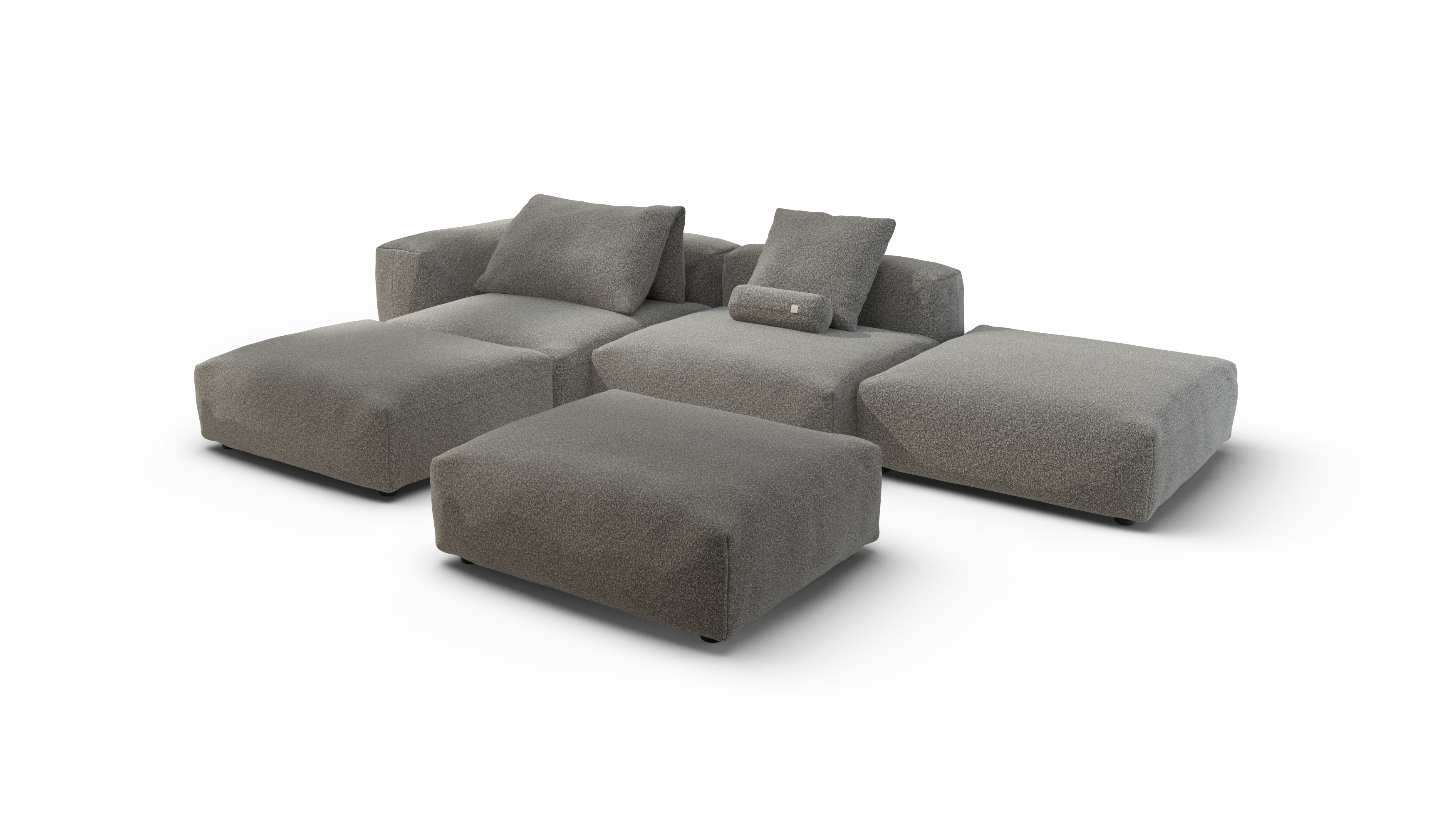 vetsak Sofa Set 09 The Island divano modulare platinum 346x241