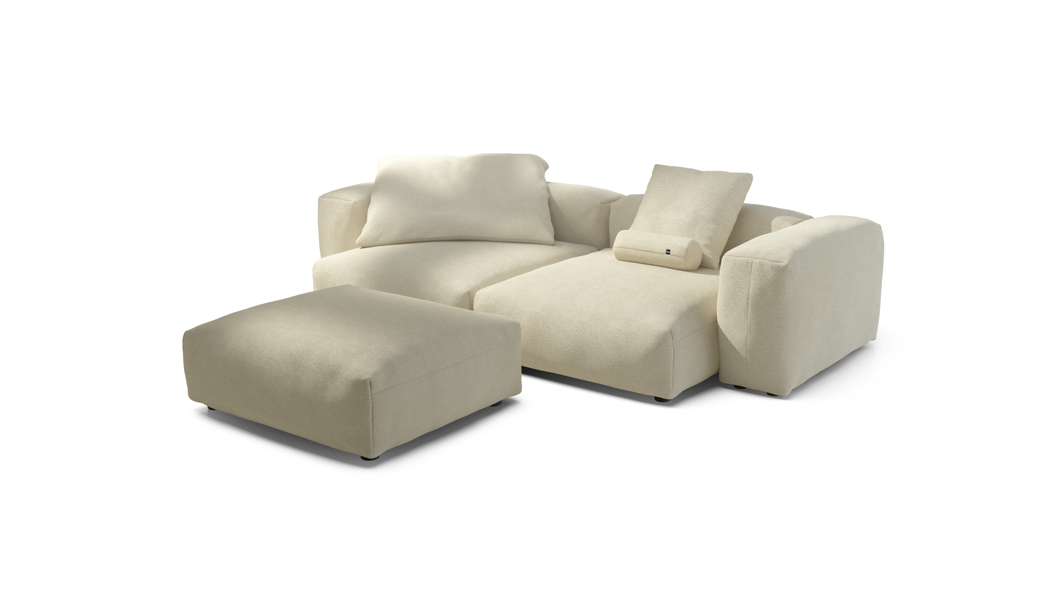 vetsak Sofa Set 03 divano angolare beige 272x220 cm seduta profonda