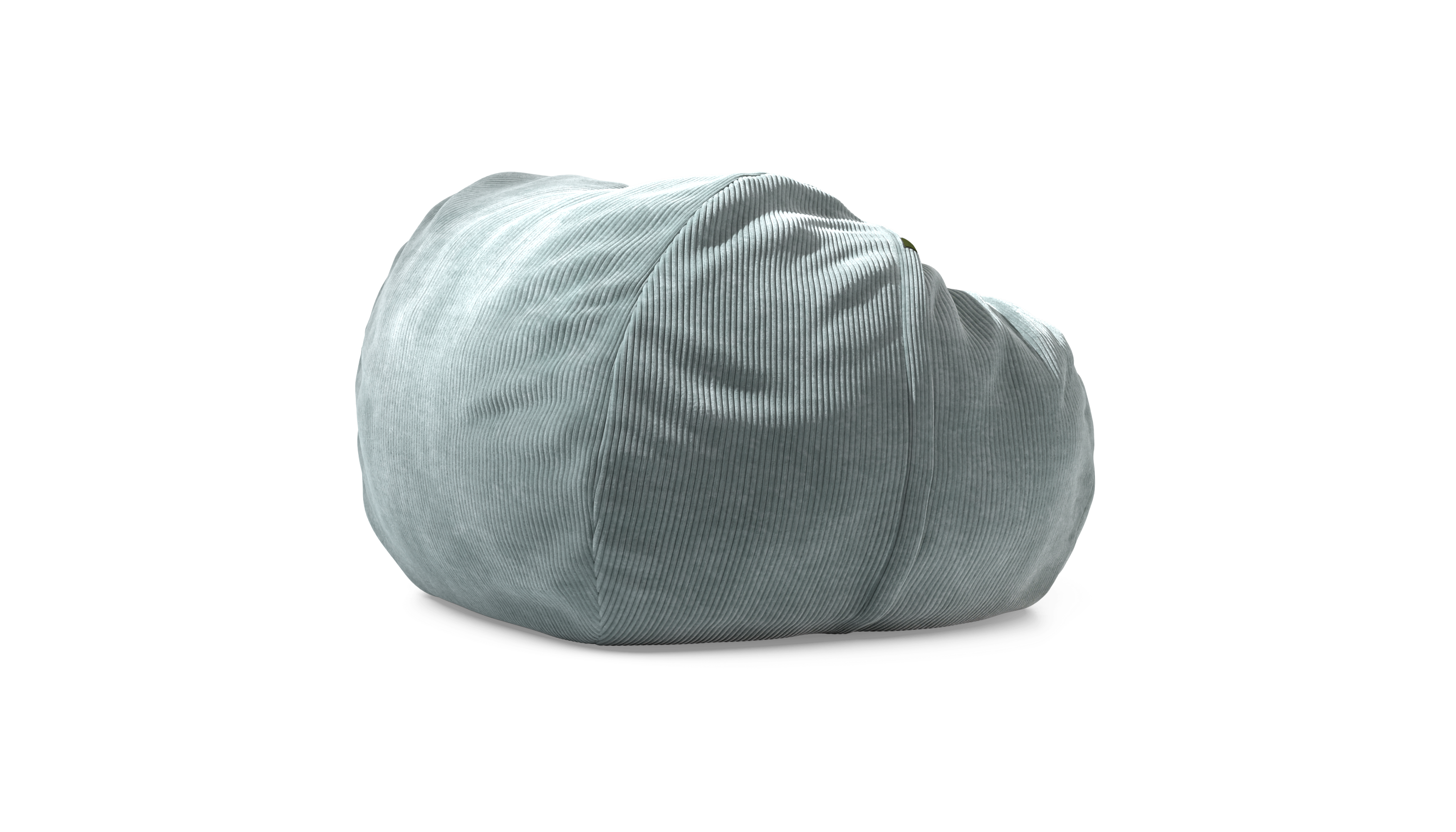 vetsak Cover Beanbag Large fodera pouf menta velluto
