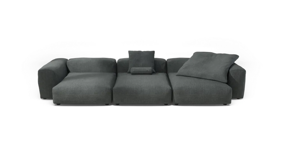 vetsak Sofa Set 05 divano 5 posti grigio scuro