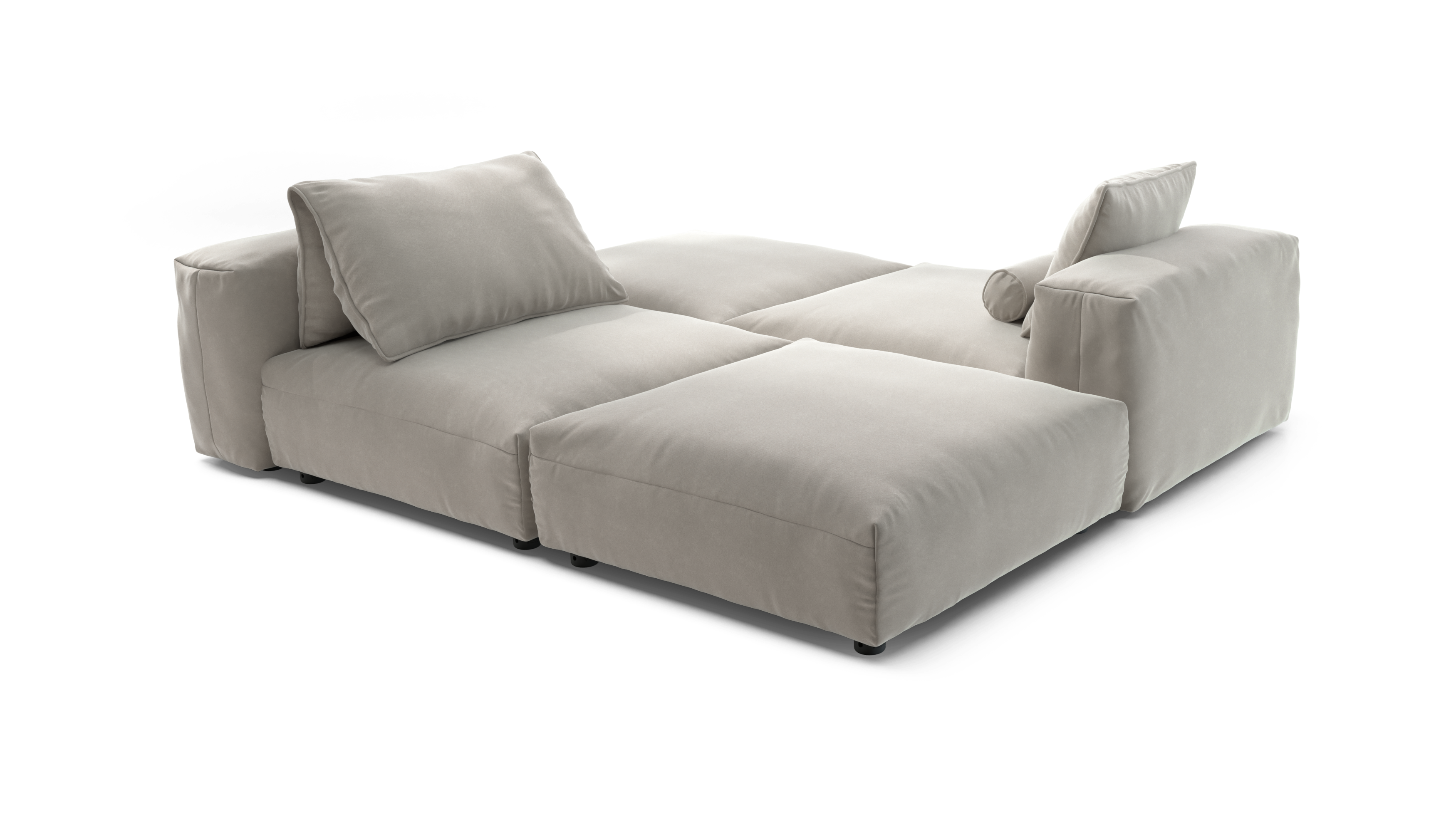 vetsak Sofa Set 08 Daybed divano modulare clay in suave