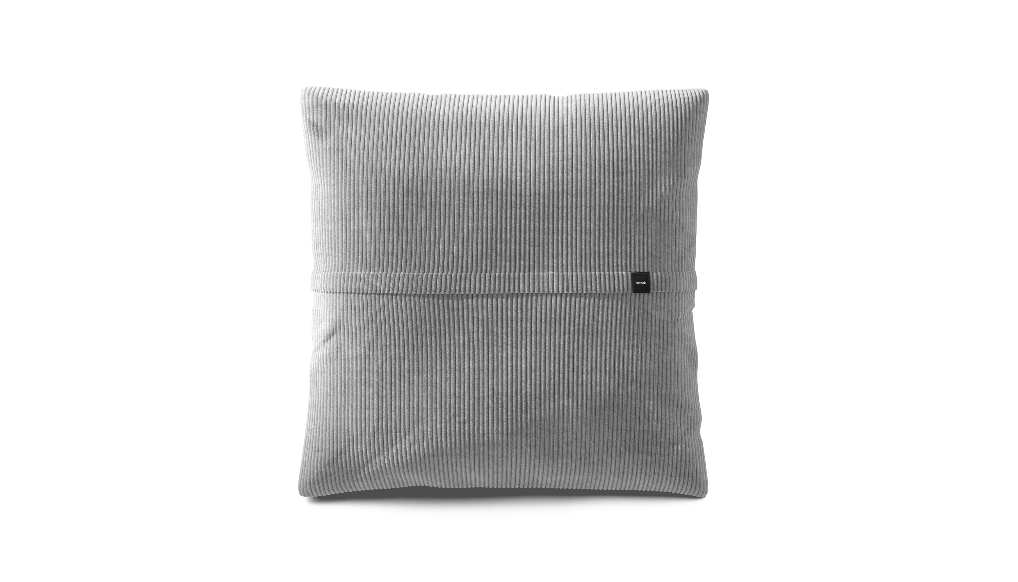 vetsak Jumbo Pillow cuscino grigio chiaro cord velour