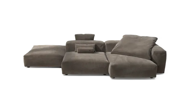 vetsak Sofa Set 09 The Island divano 6 posti Cord Velour Mocha