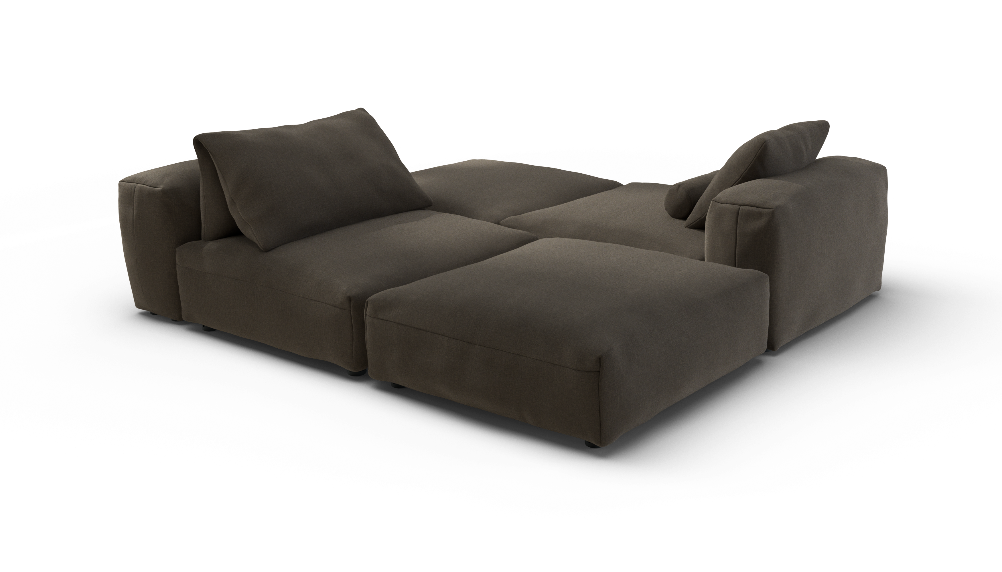 vetsak Sofa Set 08 Daybed divano outdoor marrone