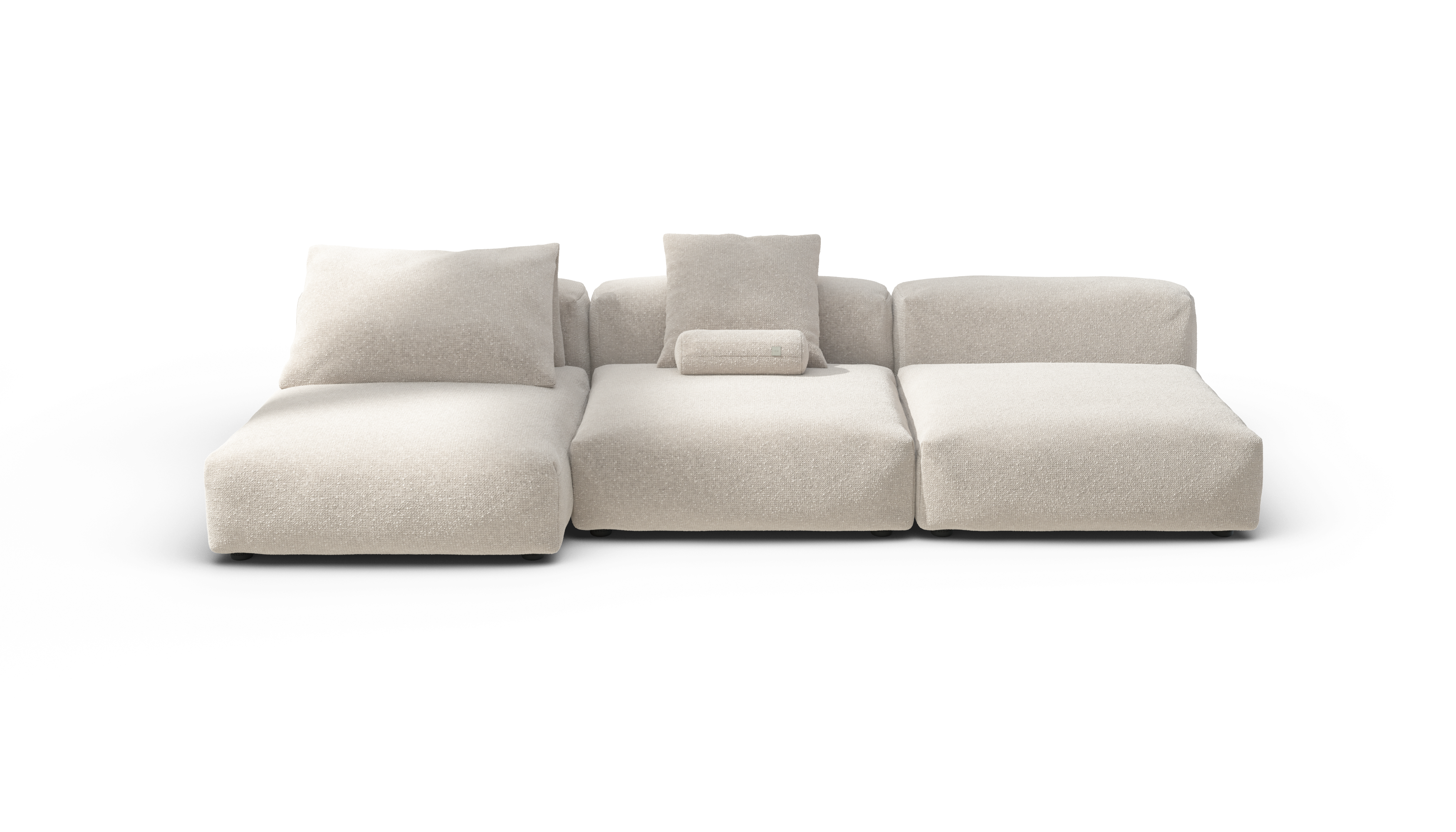 vetsak Set 04 divano modulare crema Nub 5 posti