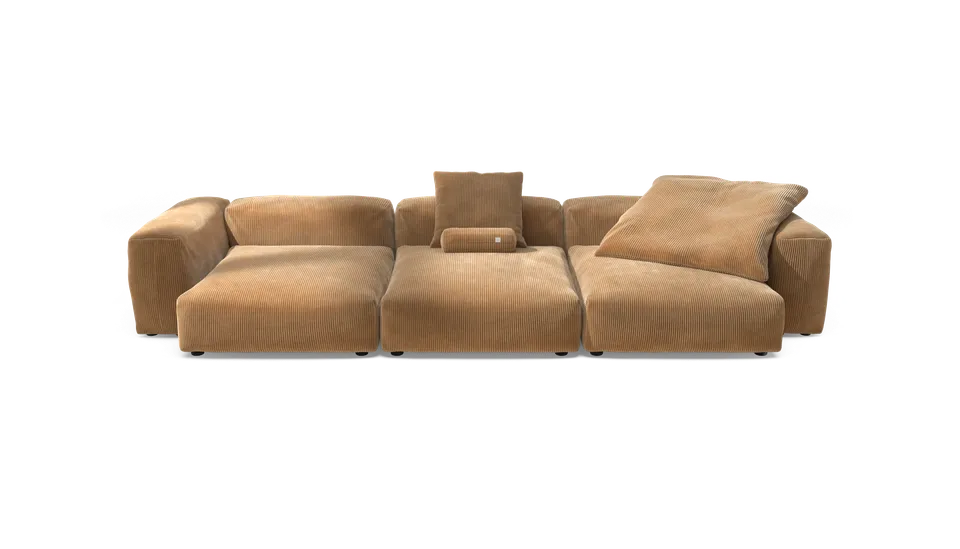 vetsak Sofa Set 05 divano modulare cammello 5 posti